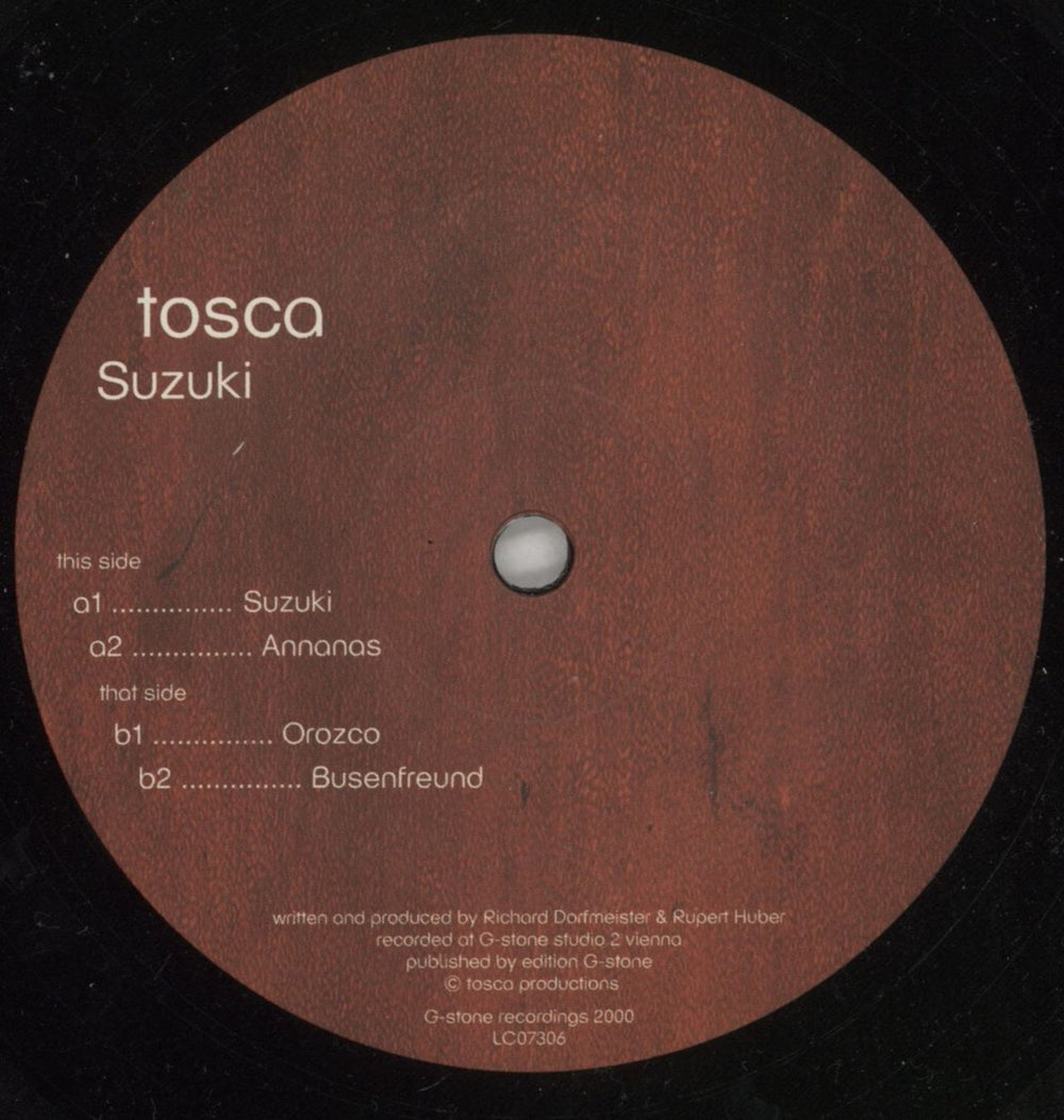 Tosca Suzuki UK 2-LP vinyl record set (Double LP Album) Y0W2LSU866929