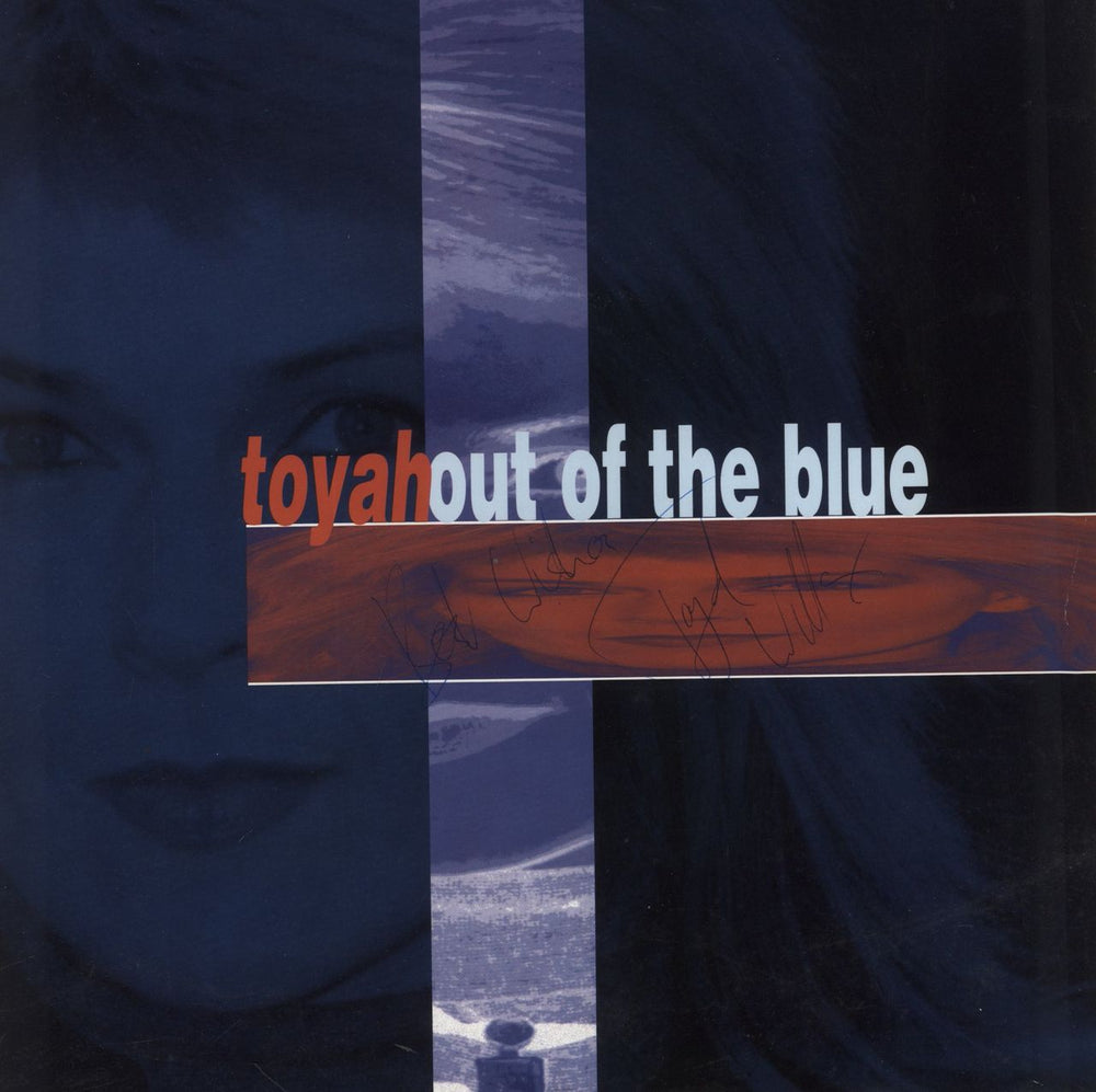 Toyah Out Of The Blue - Autographed UK 12" vinyl single (12 inch record / Maxi-single) 12TOY1