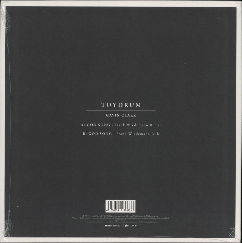 Toydrum God Song - Grey Vinyl - RSD 2017 UK 12" vinyl single (12 inch record / Maxi-single) 4050538253733