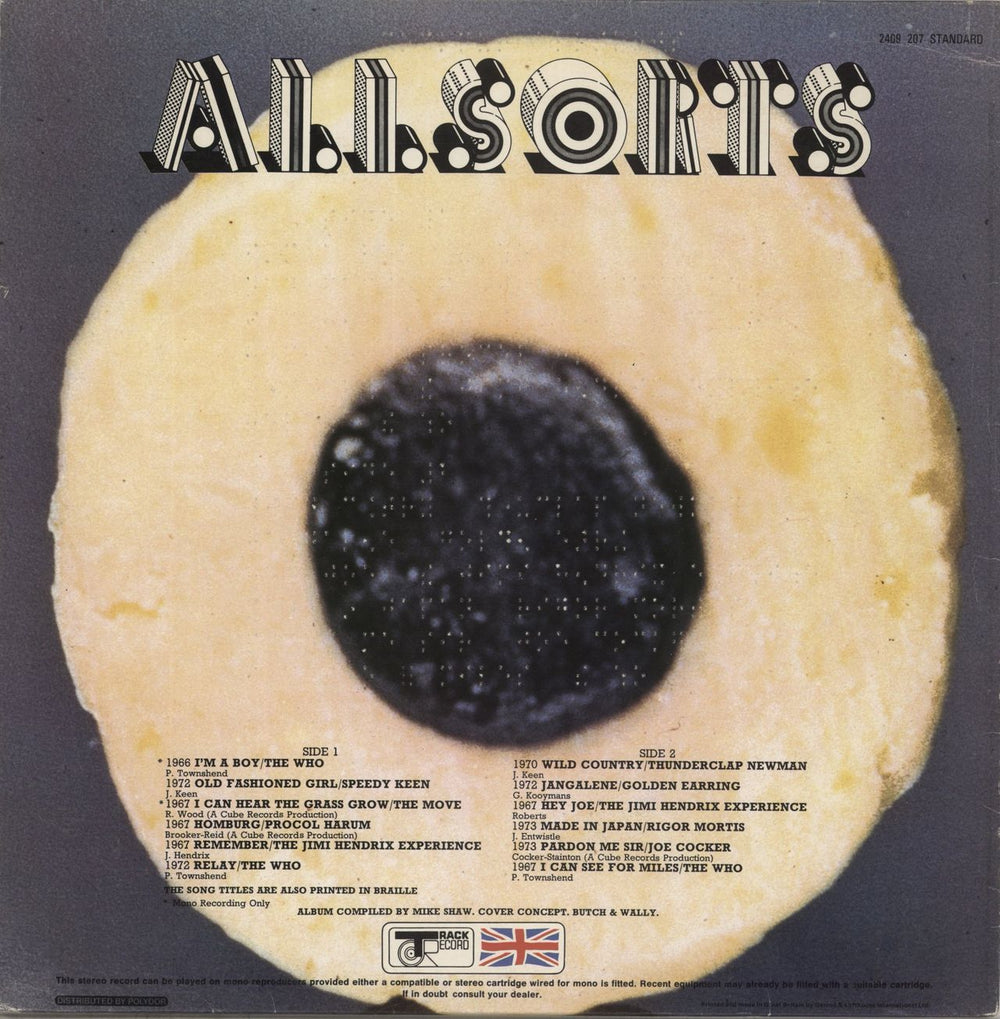 Track Records Coconut Allsorts UK vinyl LP album (LP record)