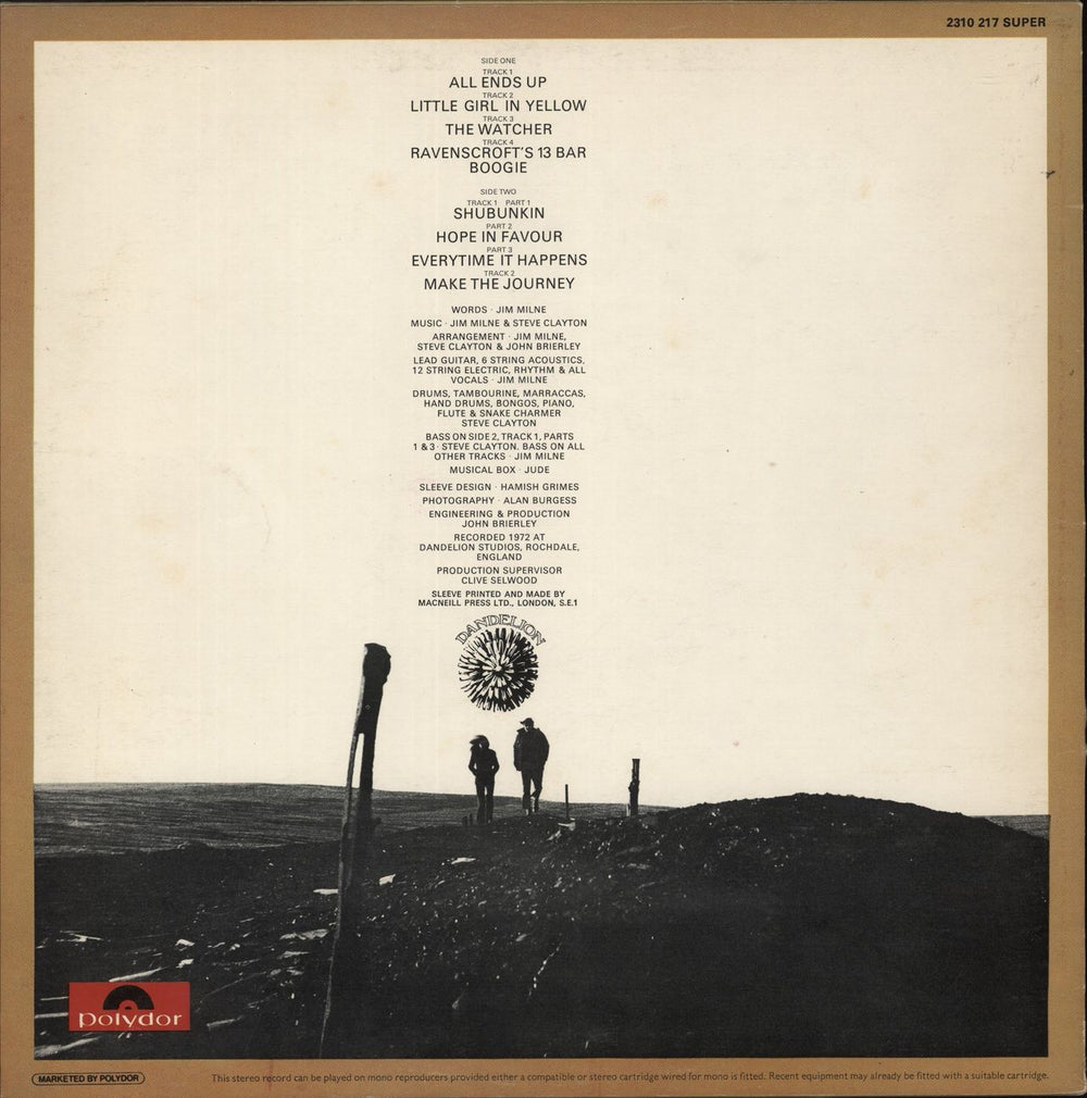 Tractor Tractor - 1st UK vinyl LP album (LP record)