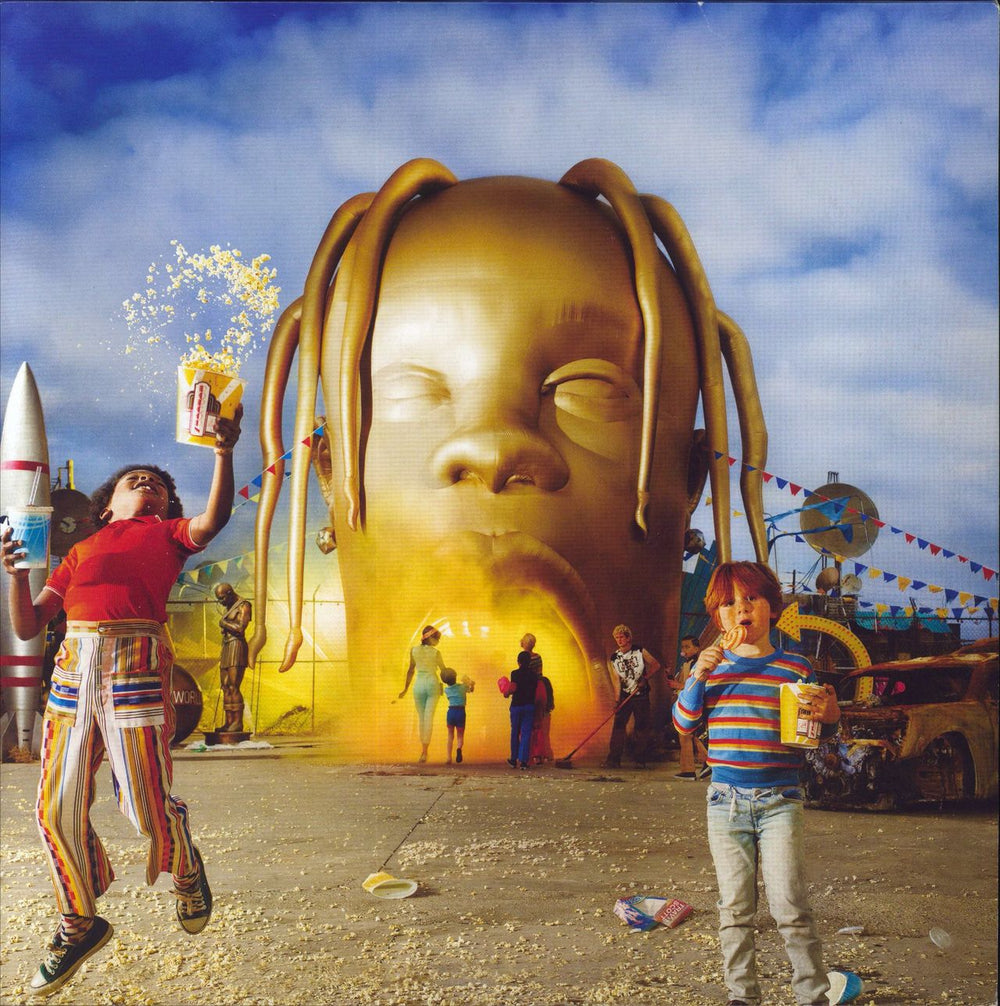 Travis Scott Astroworld - EX UK 2-LP vinyl record set (Double LP Album) 19075888361