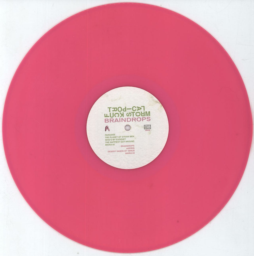 Tropical Fuck Storm Brain Drops - Neon Magenta Vinyl US vinyl LP album (LP record) 4UOLPBR801577