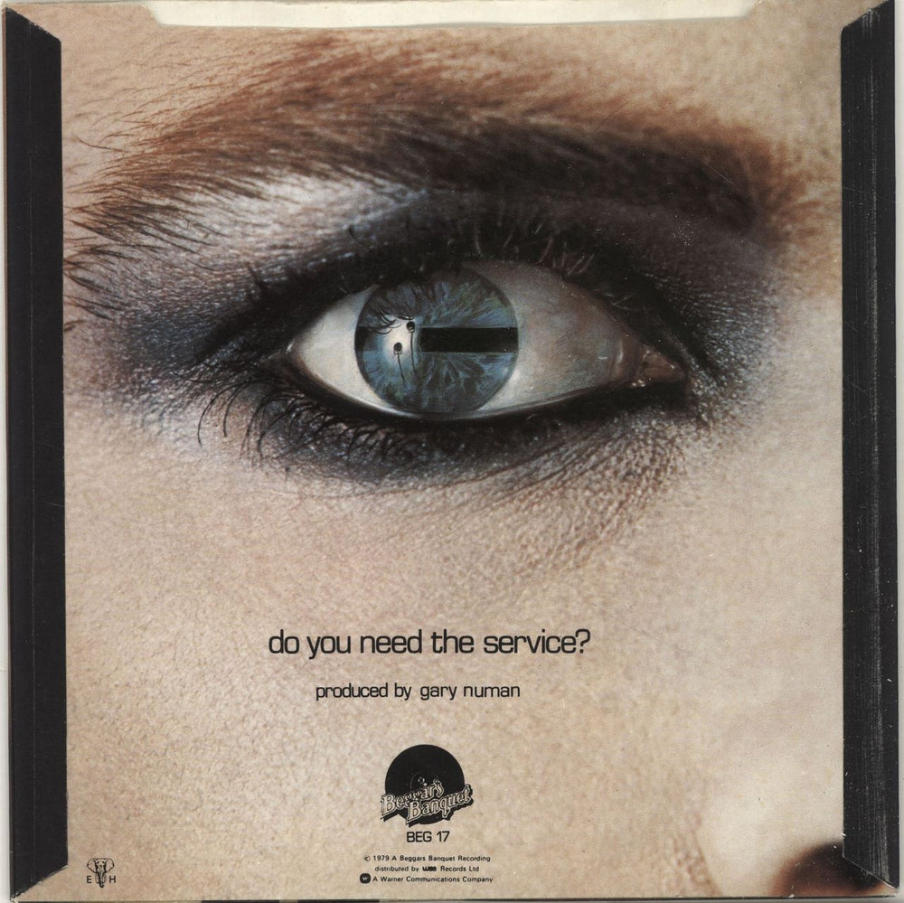 Tubeway Army Down In The Park UK 7" vinyl single (7 inch record / 45) TUB07DO18454