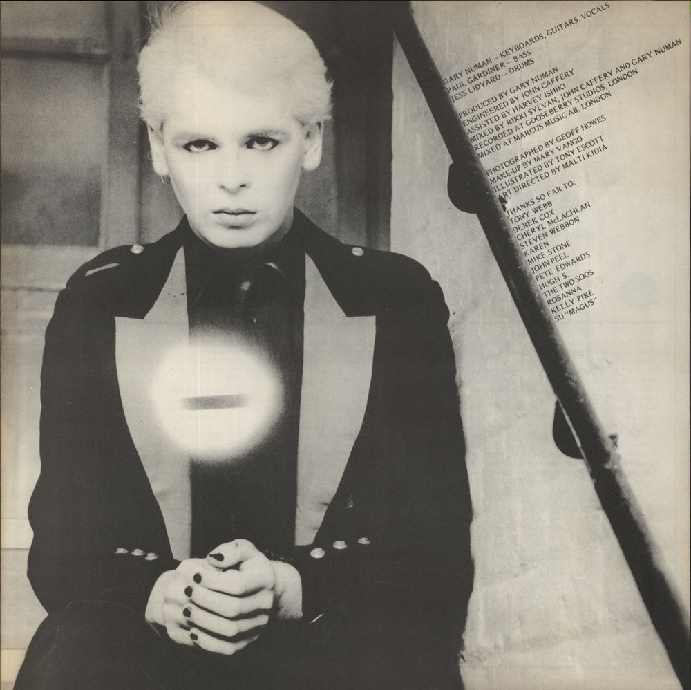 Tubeway Army Replicas + Obi & Flyer Japanese Promo vinyl LP album (LP record)