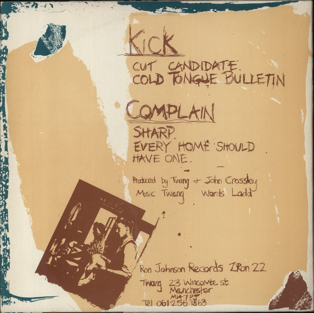 Twang Kick And Complain UK 12" vinyl single (12 inch record / Maxi-single)