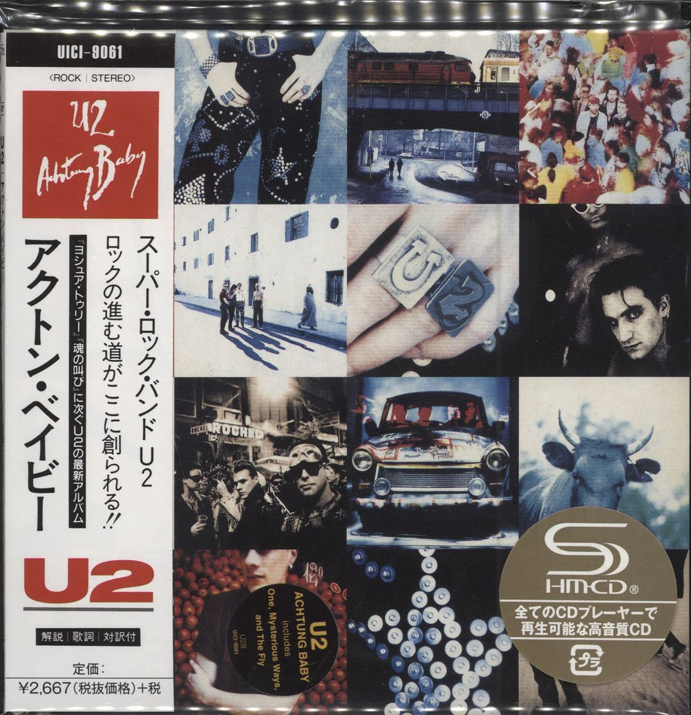 U2 Achtung Baby Japanese SHM CD UICI-9061