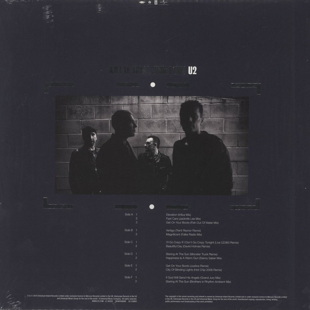 U2 Artificial Horizon - Purple Vinyl + Opened Shrink UK 3-LP vinyl record set (Triple LP Album)