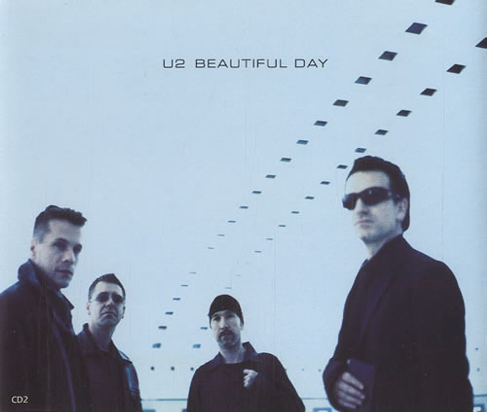 U2 Beautiful Day UK 2-CD single set (Double CD single) U-22SBE167726
