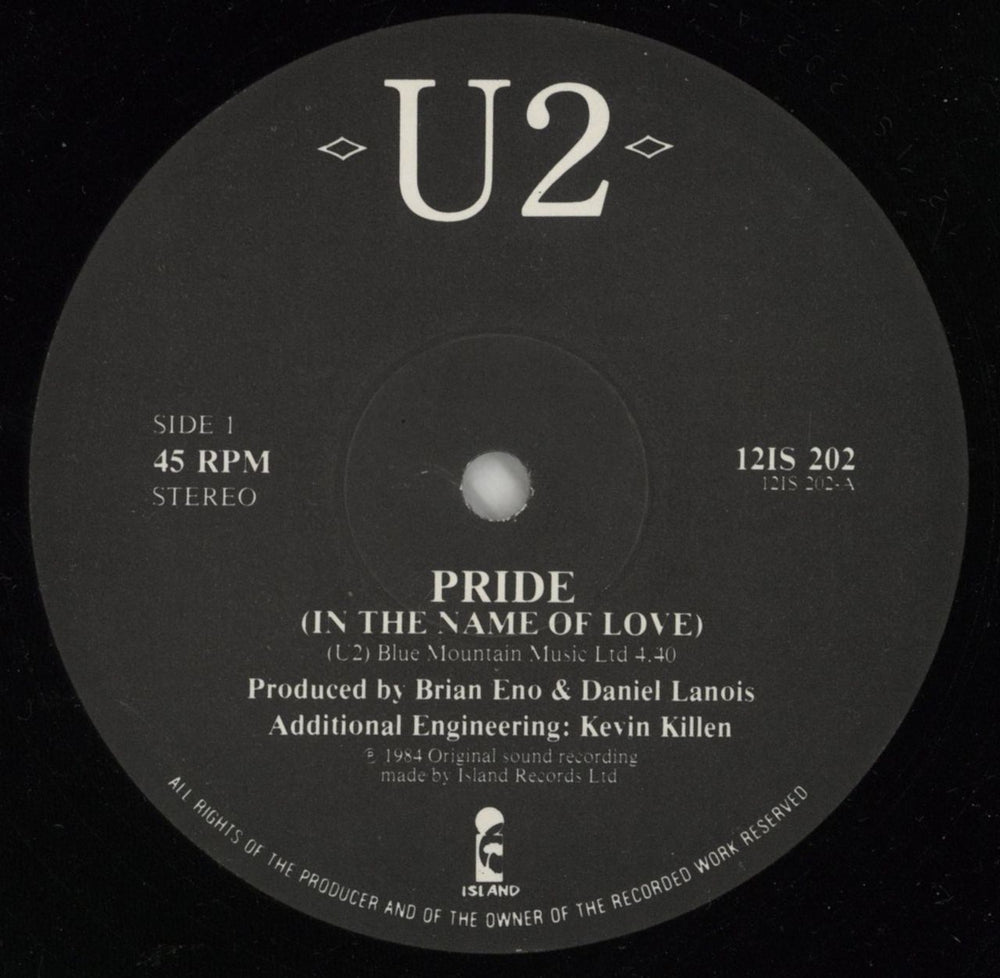 U2 Pride - EX UK 12" vinyl single (12 inch record / Maxi-single) U-212PR06992