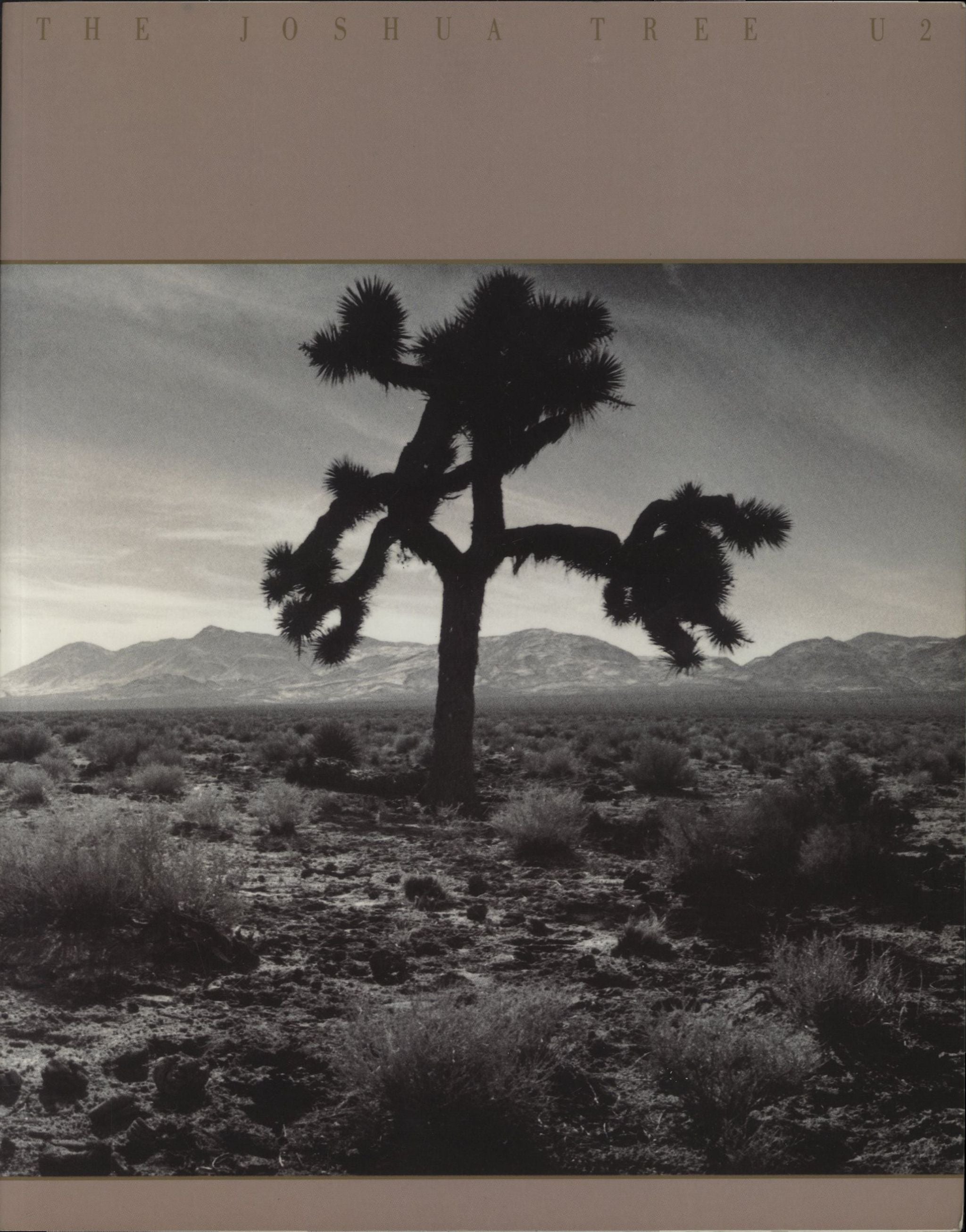 U2 The Joshua Tree + Envelope UK tour programme TOUR PROGRAM