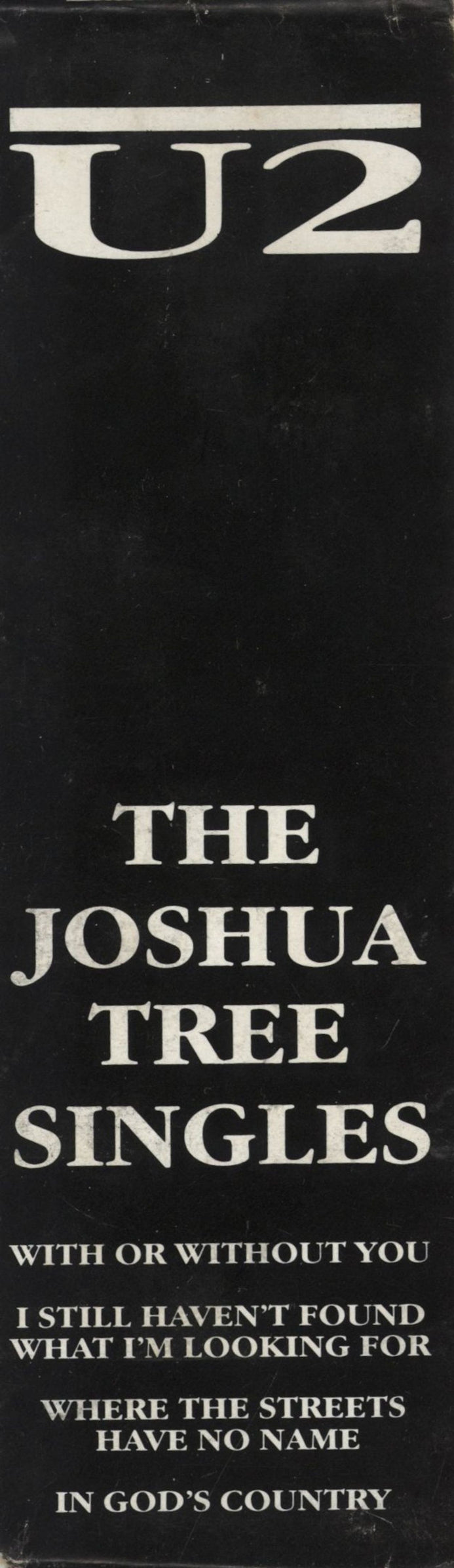 U2 The Joshua Tree Singles - EX UK 7" vinyl single (7 inch record / 45) U2PK1