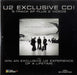 U2 U2 Exclusive CD UK Promo CD single (CD5 / 5") LYN18269