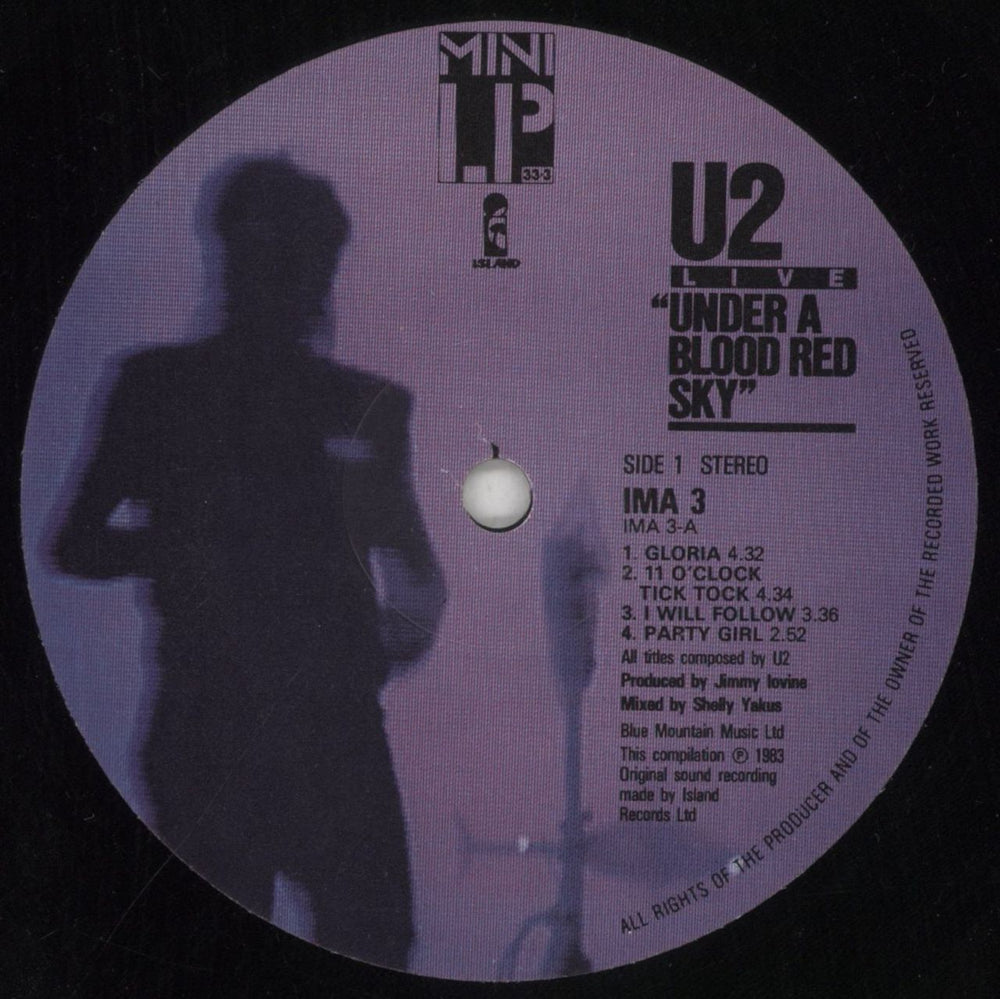 U2 Under A Blood Red Sky - 1st UK vinyl LP album (LP record) U-2LPUN50391