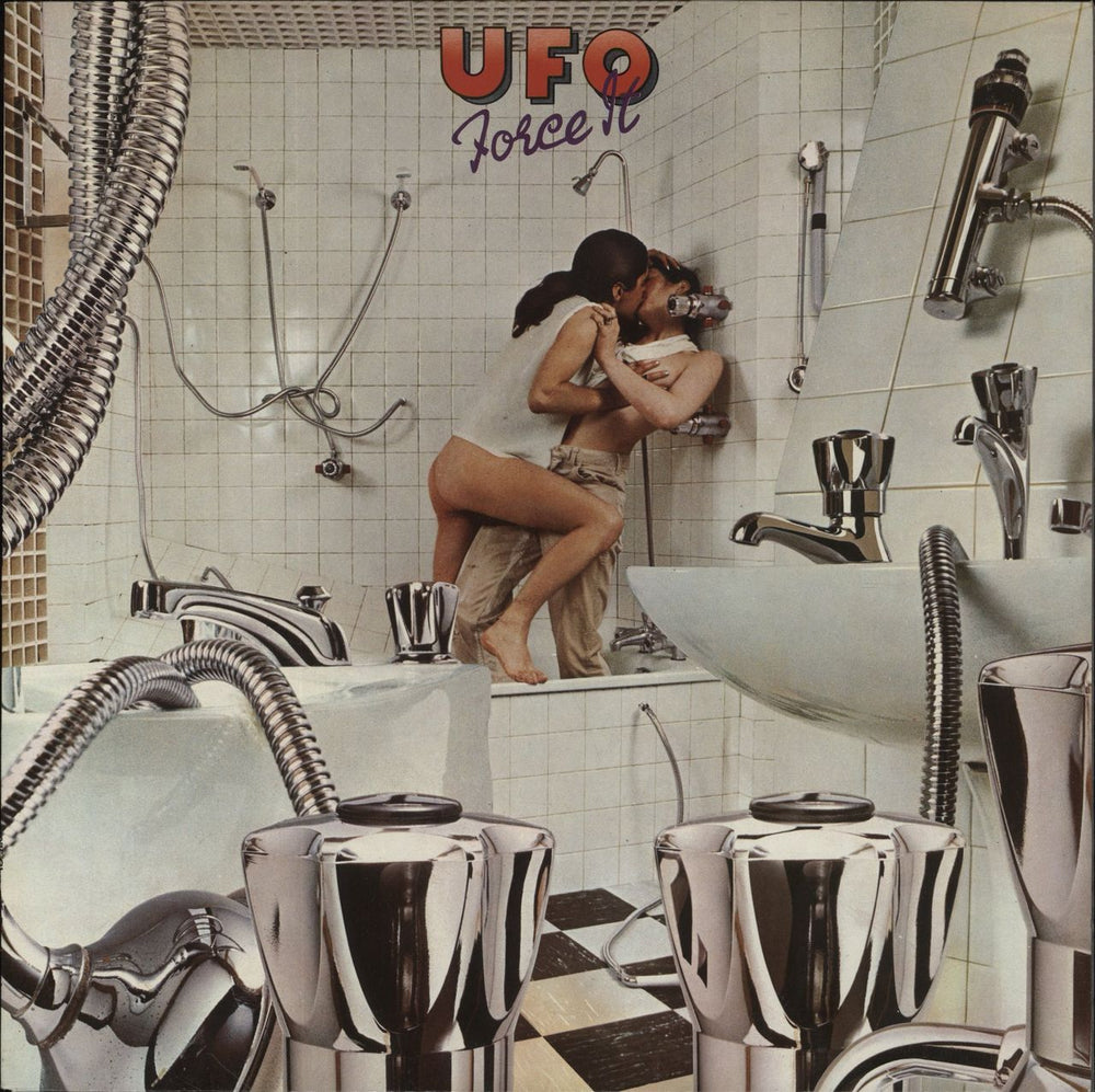 UFO Force It UK vinyl LP album (LP record) CHR1074