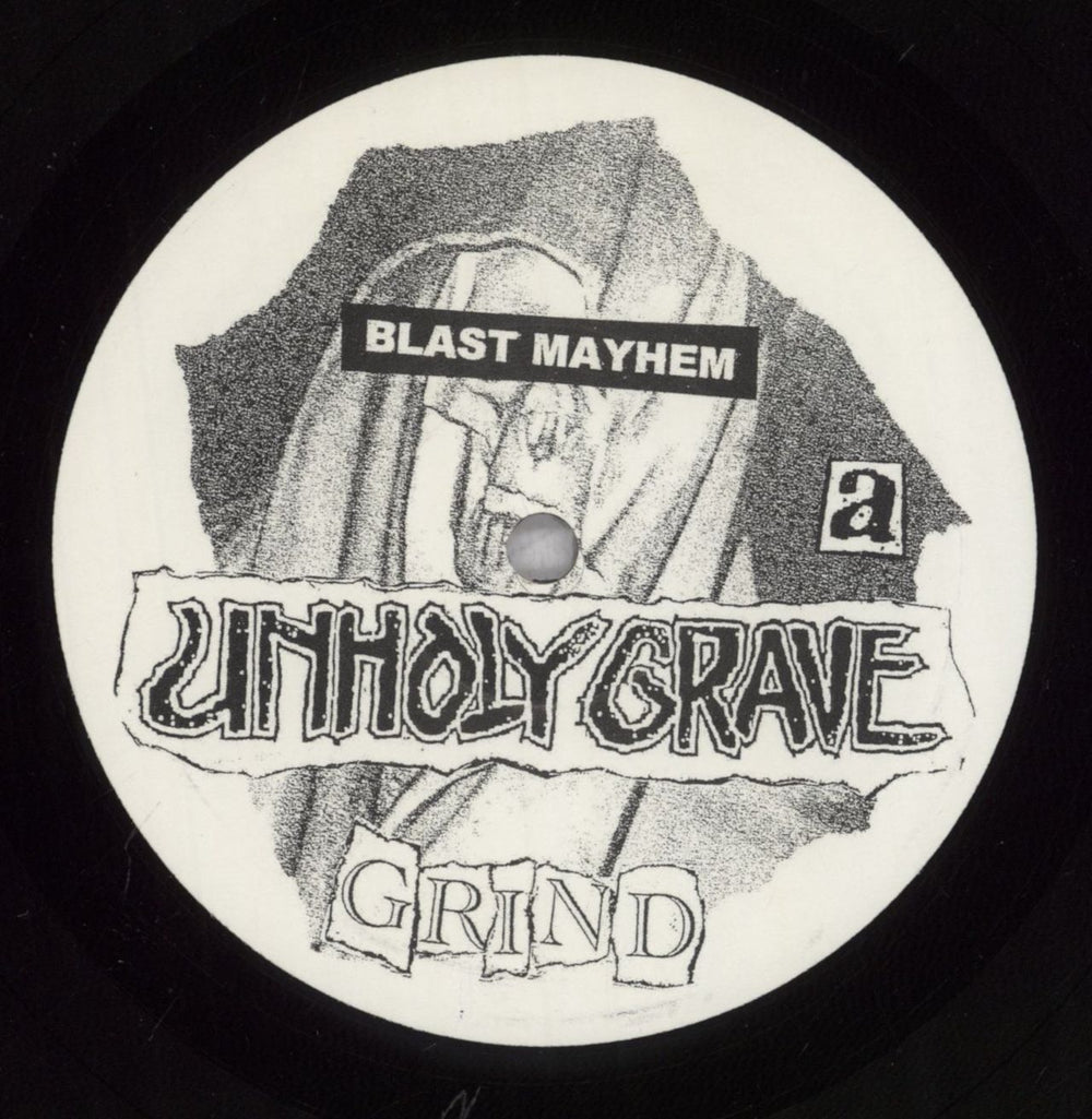 Unholy Grave Blast Mayhem Italian vinyl LP album (LP record) 65JLPBL835466