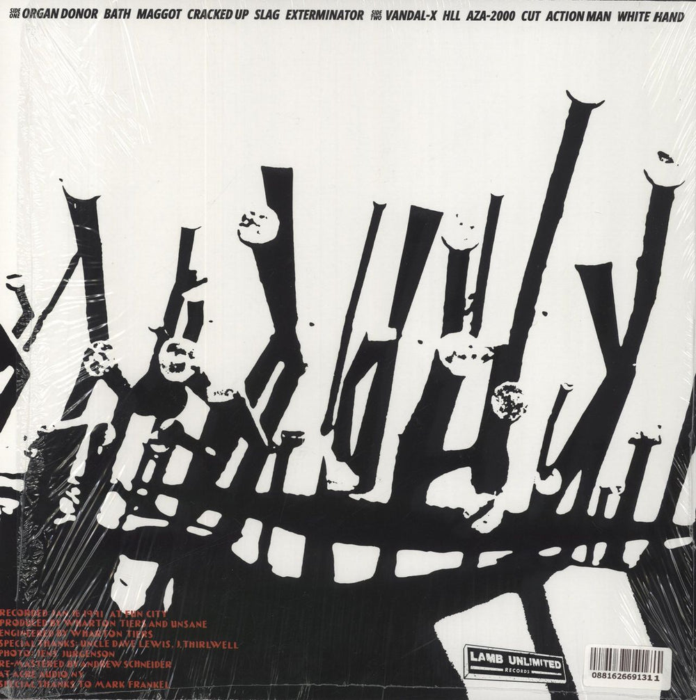 Unsane Unsane US vinyl LP album (LP record)