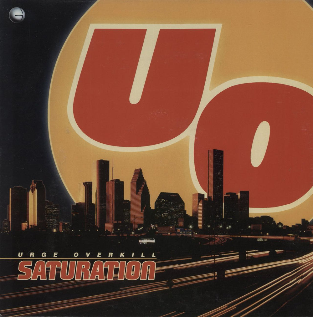 Urge Overkill Saturation - Blue Vinyl US vinyl LP album (LP record) PHR-2018