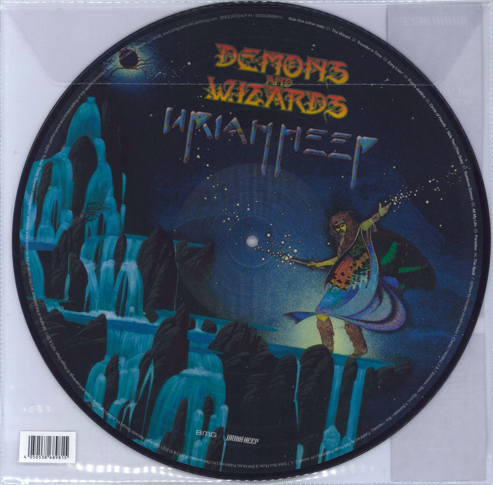 Uriah Heep Demons And Wizards UK picture disc LP (vinyl picture disc album) 4050538689815