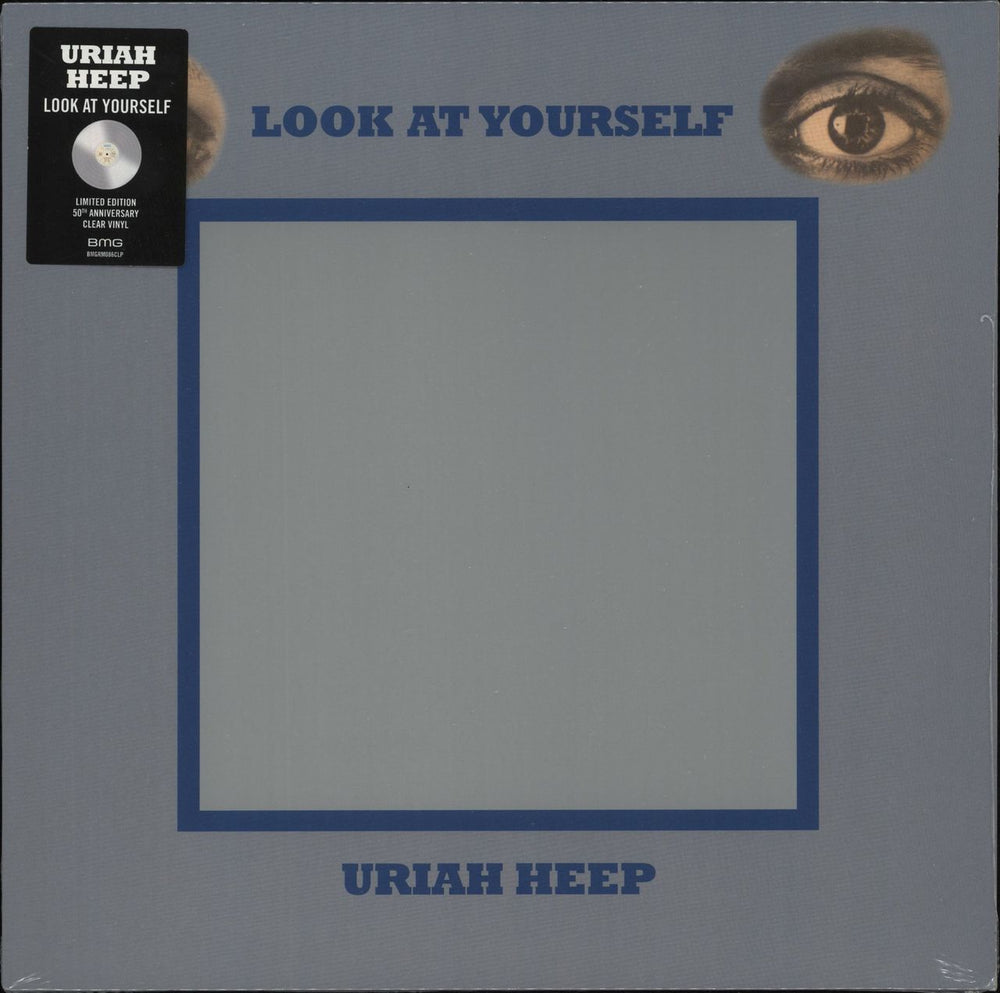 Uriah Heep Look At Yourself: 50th Anniversary - Clear Vinyl + Sealed UK vinyl LP album (LP record) BMGRM086CLP