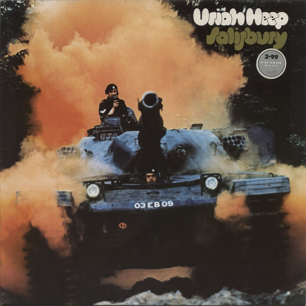 Uriah Heep Salisbury UK vinyl LP album (LP record) CLALP106