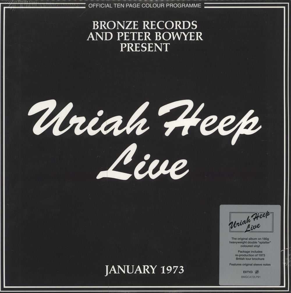 Uriah Heep Uriah Heep Live UK 2-LP vinyl record set (Double LP Album) BMGCAT2LP91