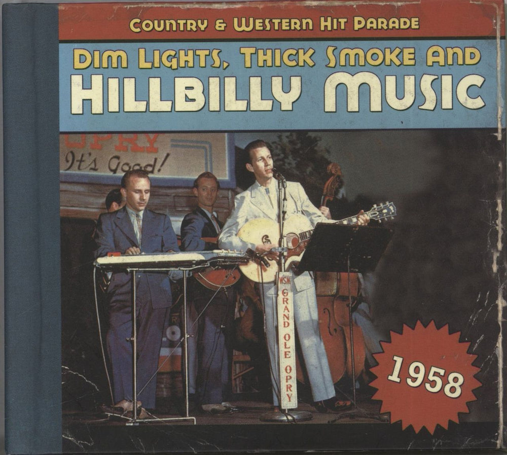 Various-50s/Rock & Roll/Rockabilly Dim Lights, Thick Smoke & Hillbilly Music: Country & Western Hit Parade - 1958 German CD album (CDLP) BCD16963AR