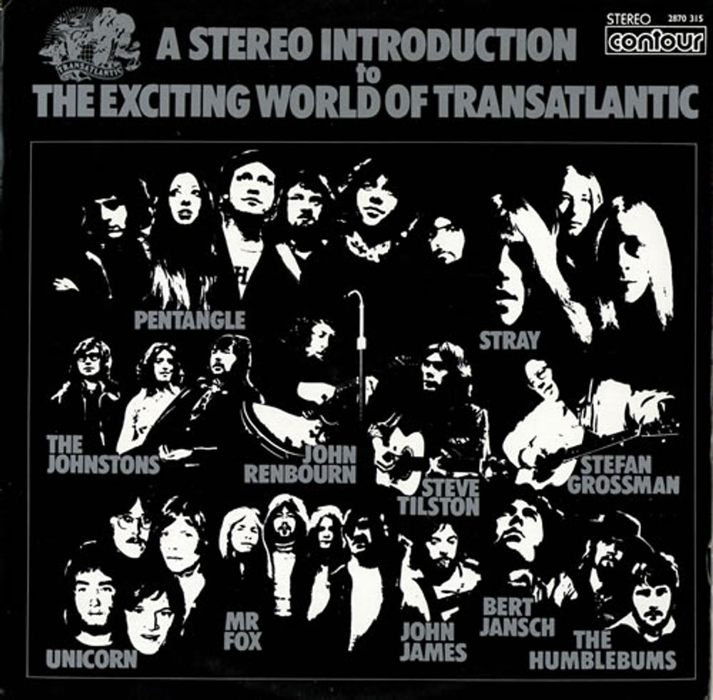 Various-60s & 70s A Stereo Introduction To The Exciting World Of Transatlantic UK vinyl LP album (LP record) 2870315