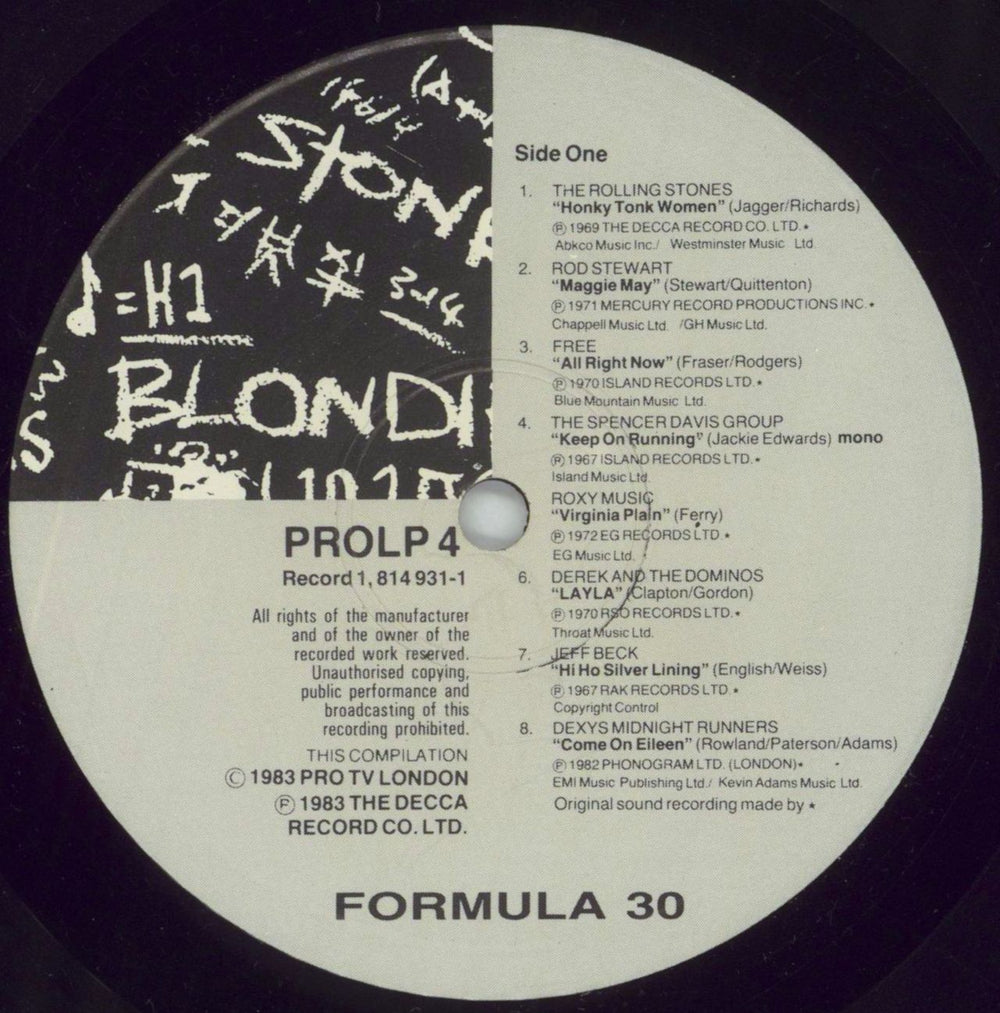 Various-60s & 70s Formula 30 UK 2-LP vinyl record set (Double LP Album) SVA2LFO331381