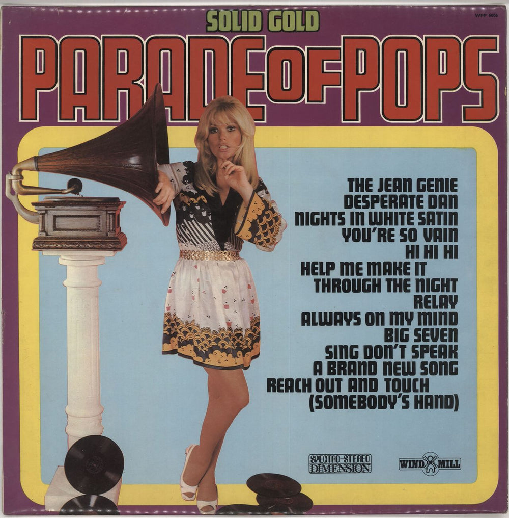 Various-60s & 70s Solid Gold Parade Of Pops Vol.6 UK vinyl LP album (LP record) WPP5006