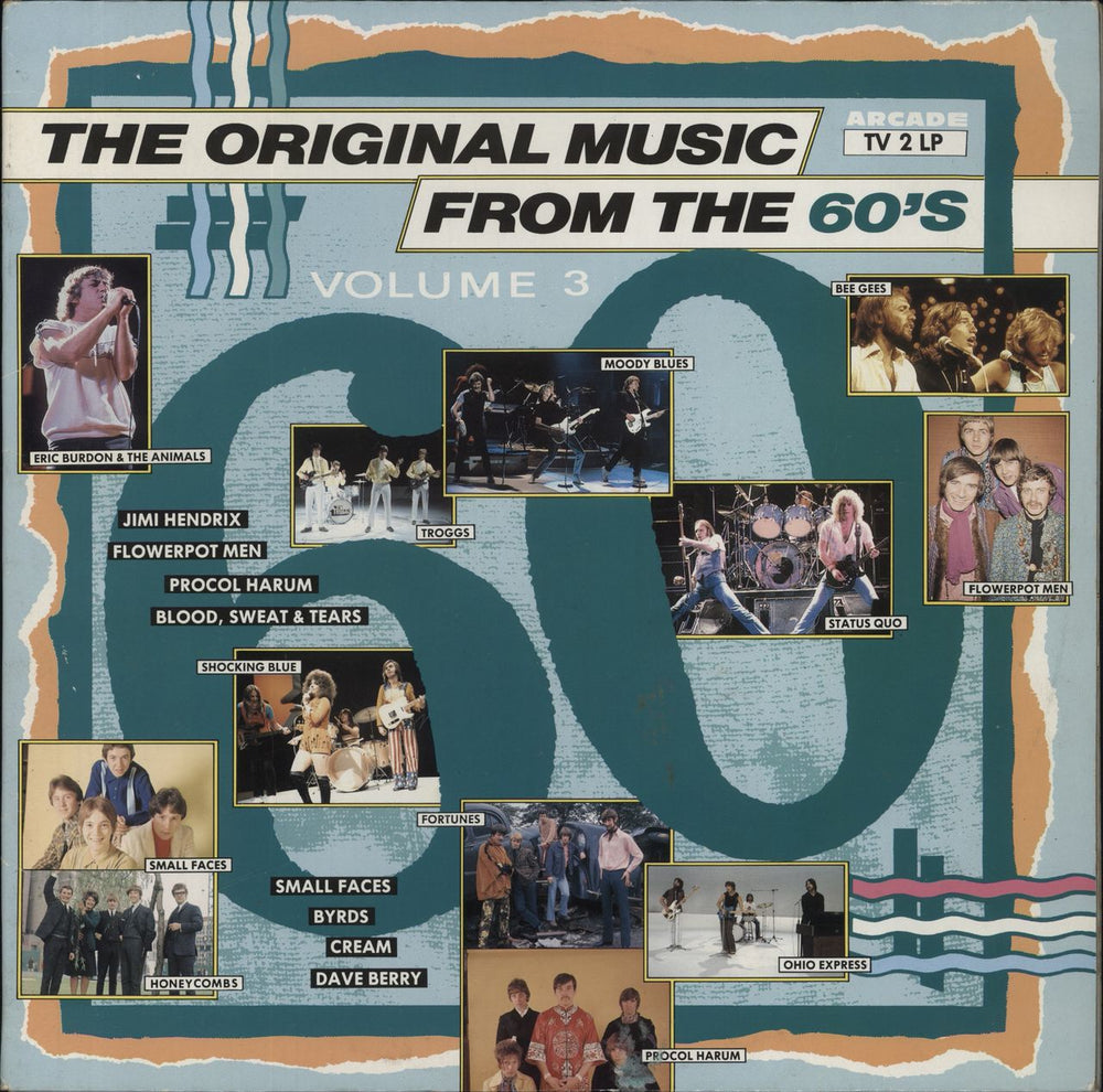 Various-60s & 70s The Original Music From The 60's Dutch 2-LP vinyl record set (Double LP Album) 012830.22