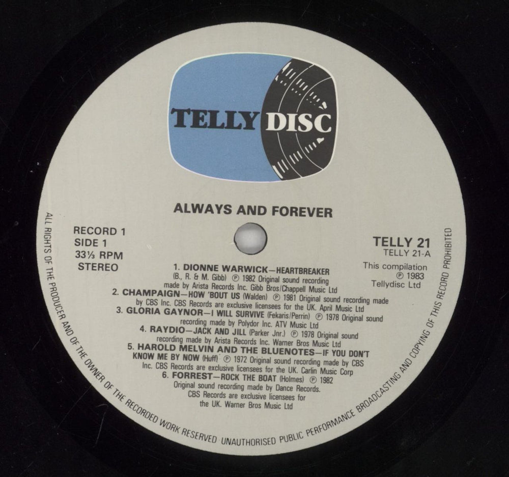 Various Artists Always And Forever UK 2-LP vinyl record set (Double LP Album) VAR2LAL743264