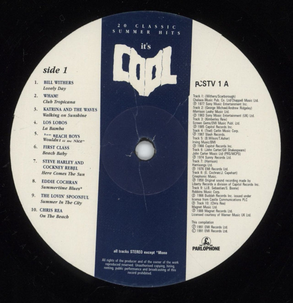 Various Artists It's Cool - 20 Classic Summer Hits UK vinyl LP album (LP record) VARLPIT876398