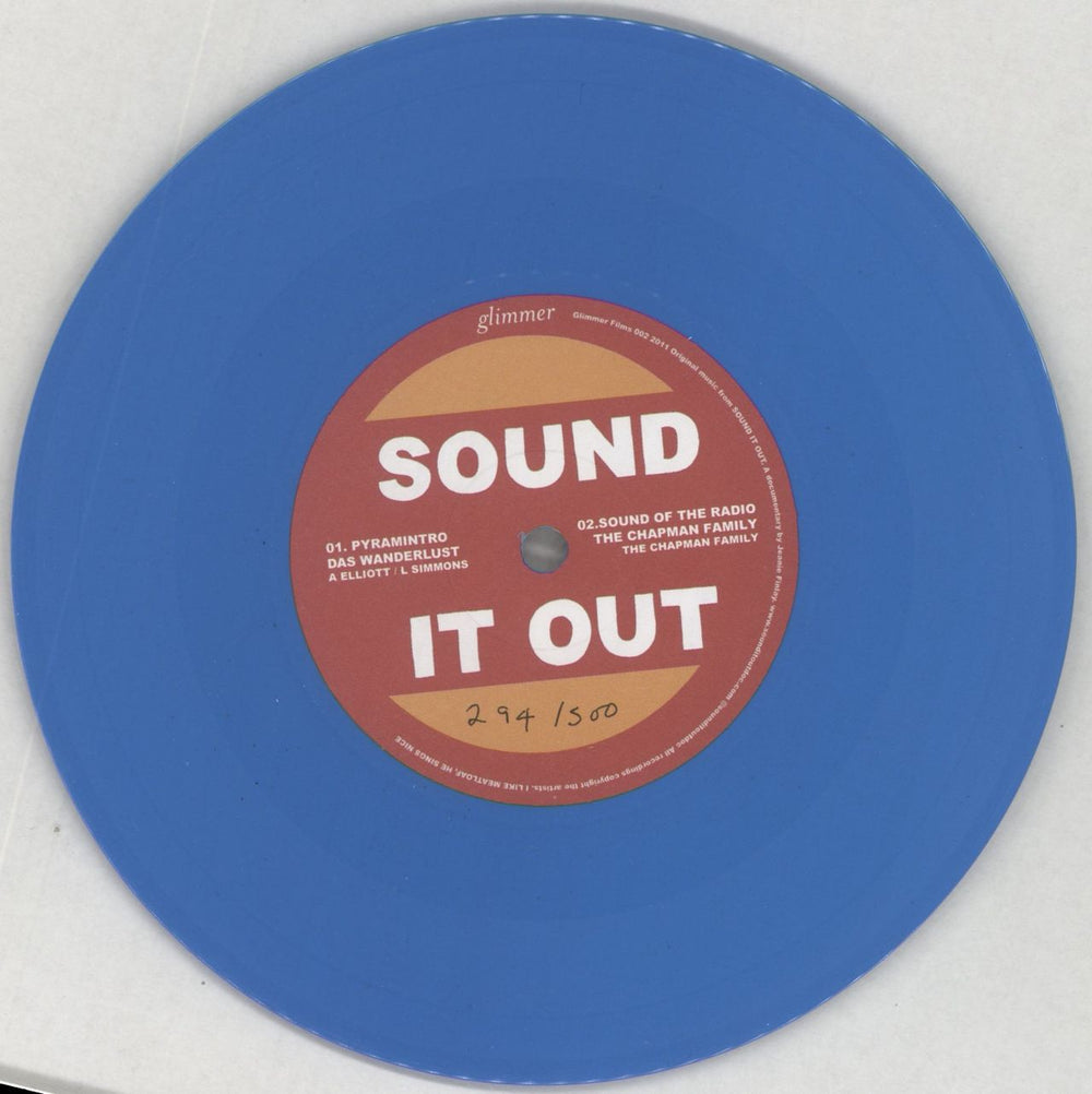 Various Artists Sound It Out - Blue Vinyl + DVD UK 7" vinyl single (7 inch record / 45) VAR07SO857220