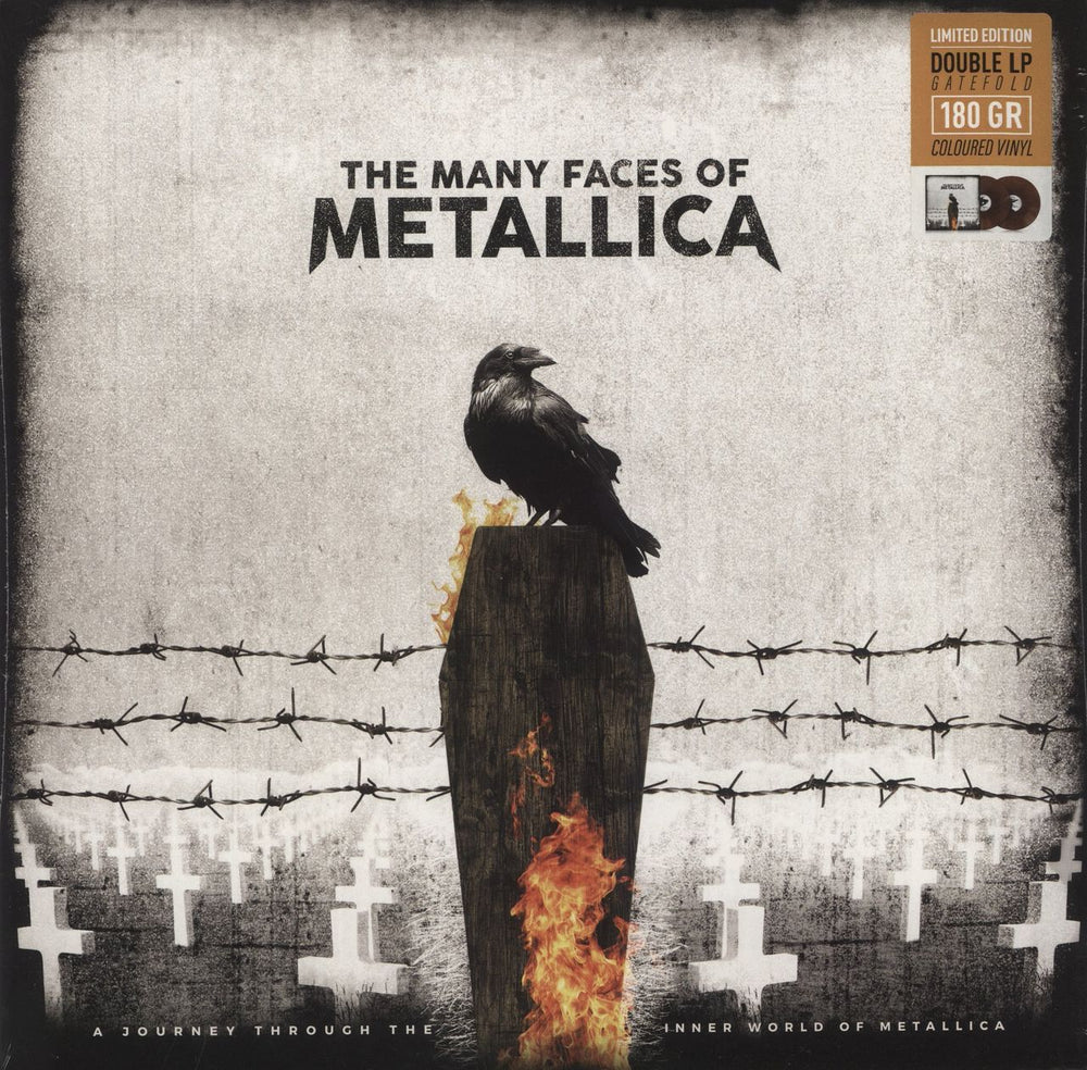 Various Artists The Many Faces Of Metallica - Brown Vinyl - Sealed Mexican 2-LP vinyl record set (Double LP Album) VYN027X