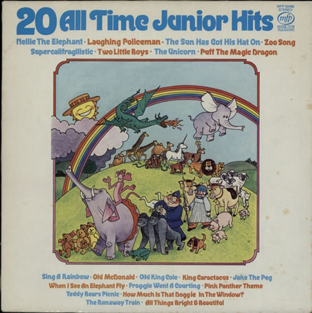 Various-Childrens 20 All Time Junior Hits UK vinyl LP album (LP record) MFP50488