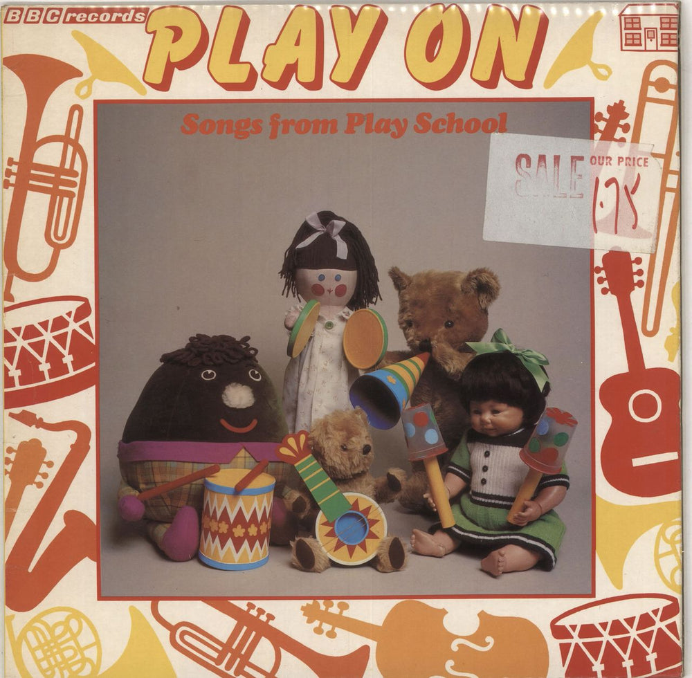 Various-Childrens Play On, Songs From Play School UK vinyl LP album (LP record) REC332