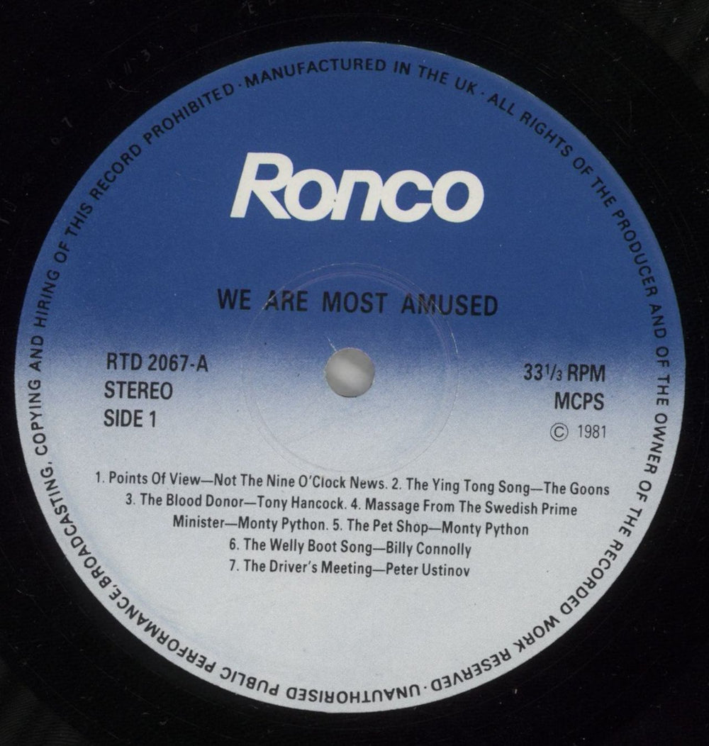 Various-Comedy We Are Most Amused UK 2-LP vinyl record set (Double LP Album) V/C2LWE495506