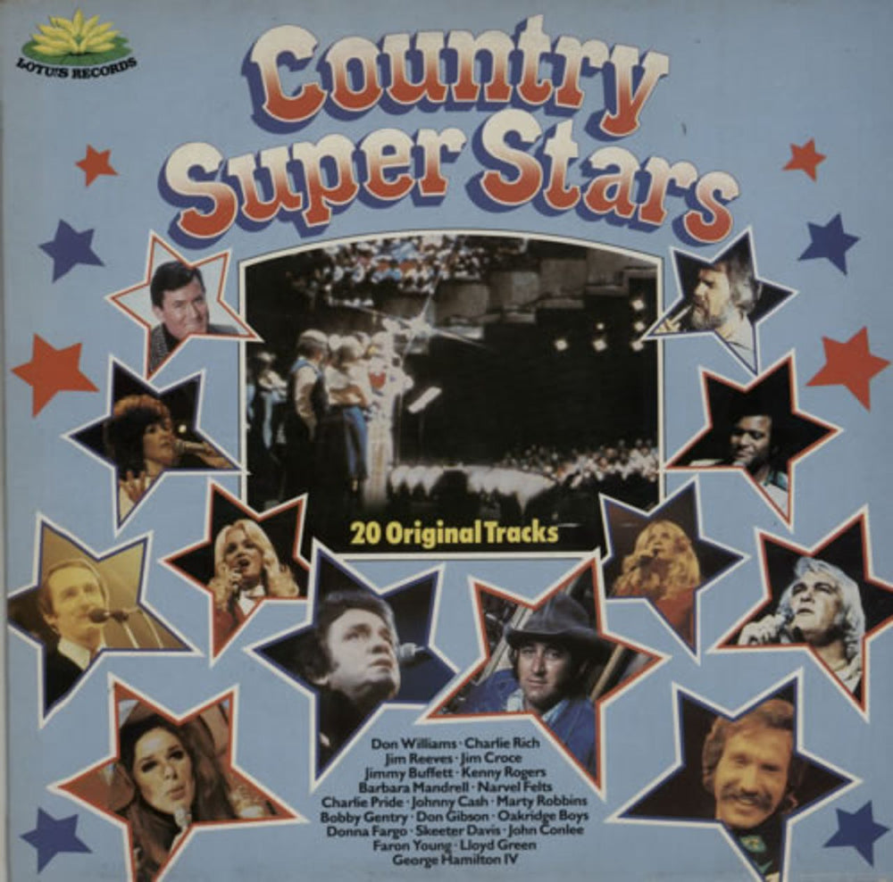 Various-Country Country Super Stars UK vinyl LP album (LP record) WH5014