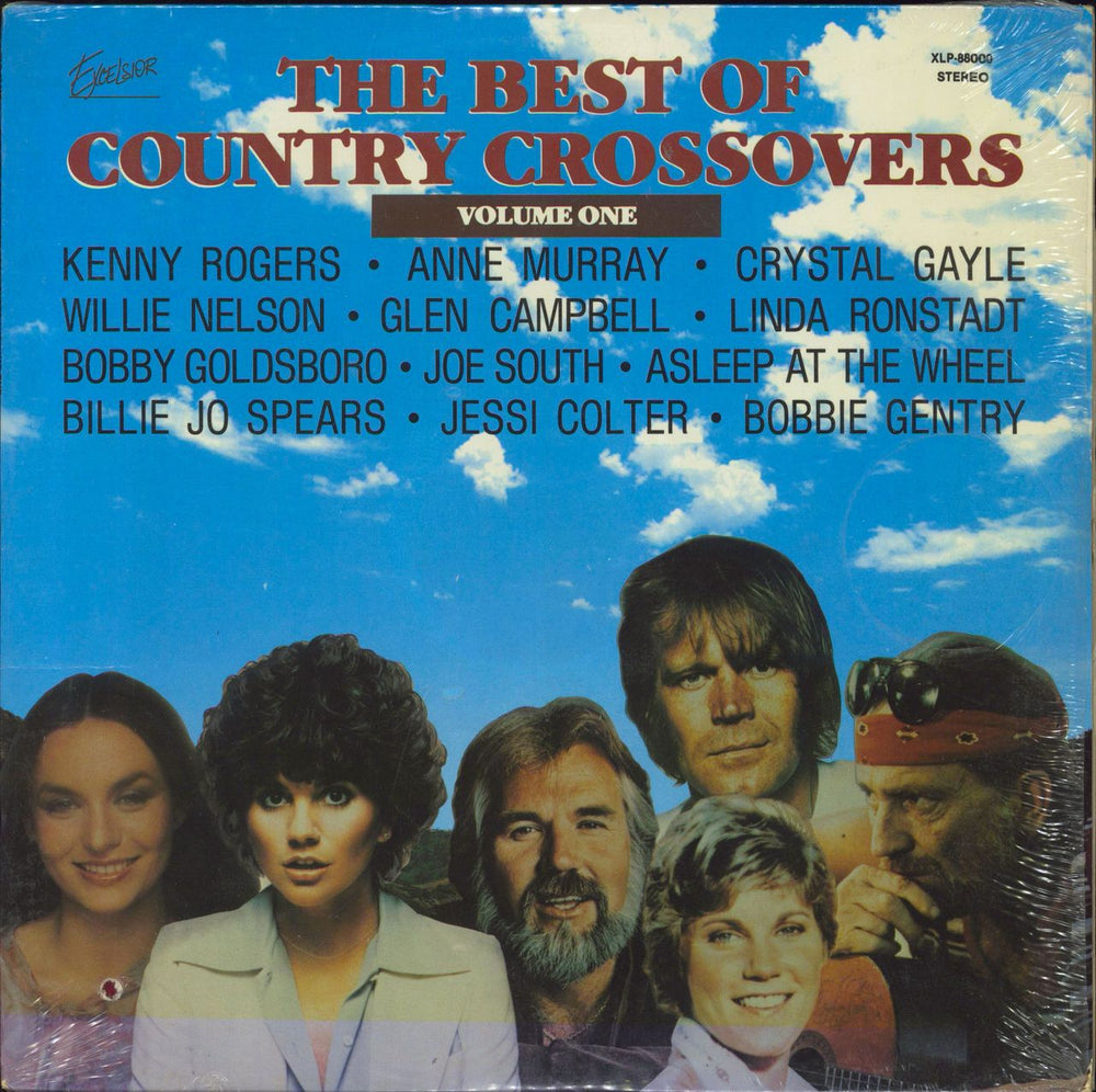 Various-Country The Best Of Country Crossovers Vol. 1 US vinyl LP album (LP record) XLP-88000