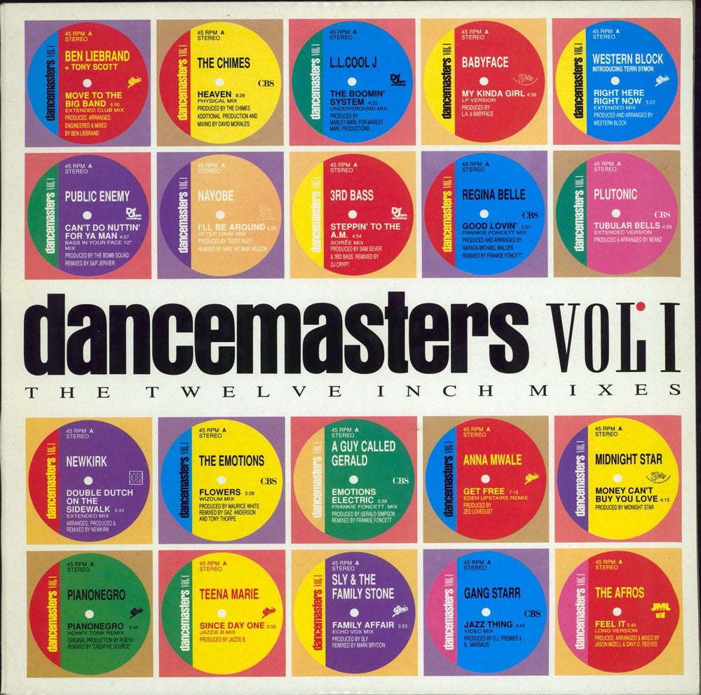 Various-Dance Dancemasters Vol. 1 UK 2-LP vinyl record set (Double LP Album) DD1