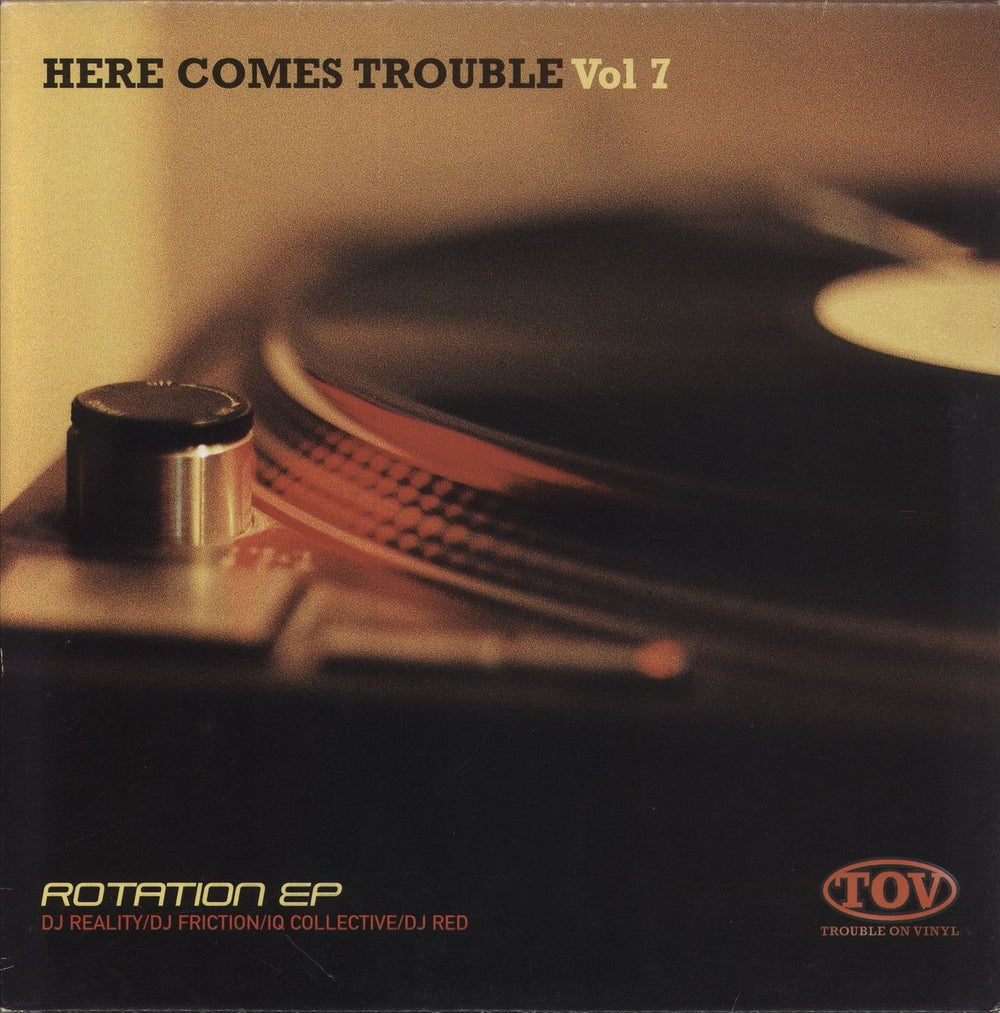 Various-Drum & Bass Jungle Here Comes Trouble Volume 7 UK 12" vinyl single (12 inch record / Maxi-single) TOV12035