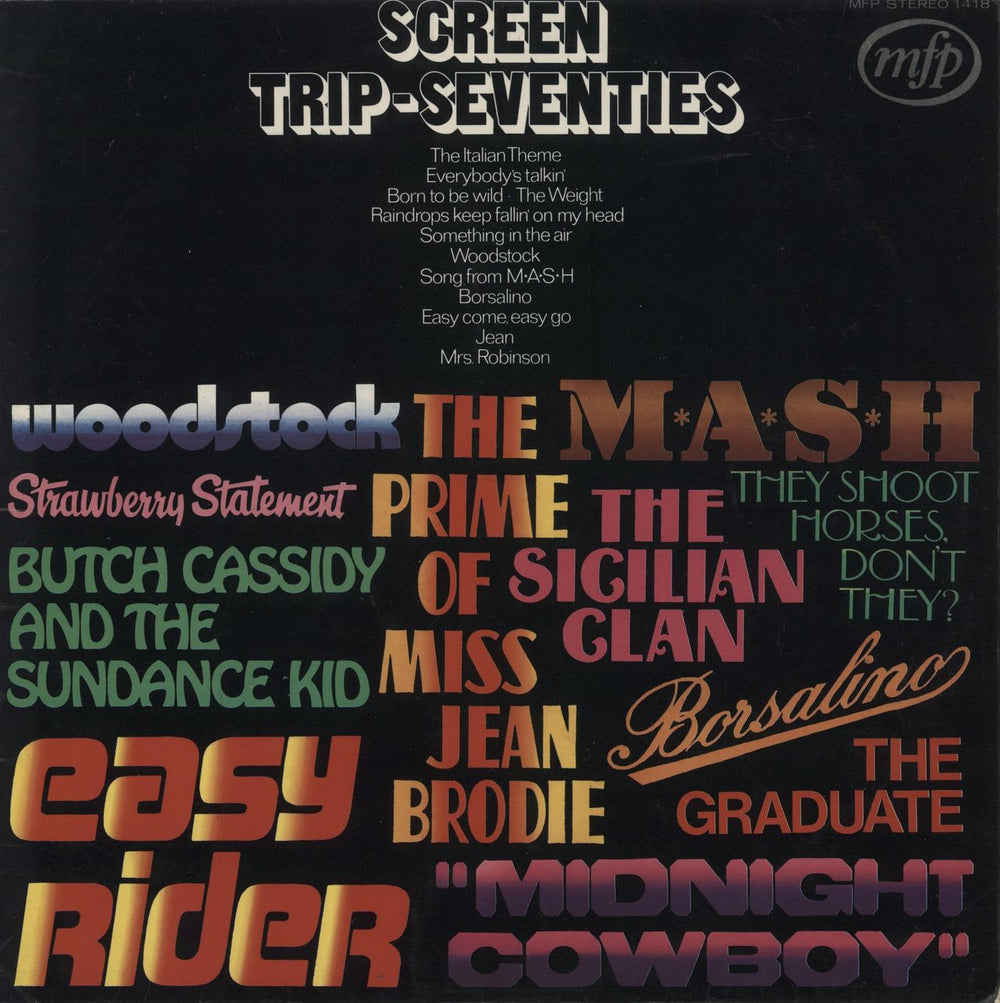 Various-Film, Radio, Theatre & TV Screen Trip - Seventies UK vinyl LP album (LP record) MFP1418