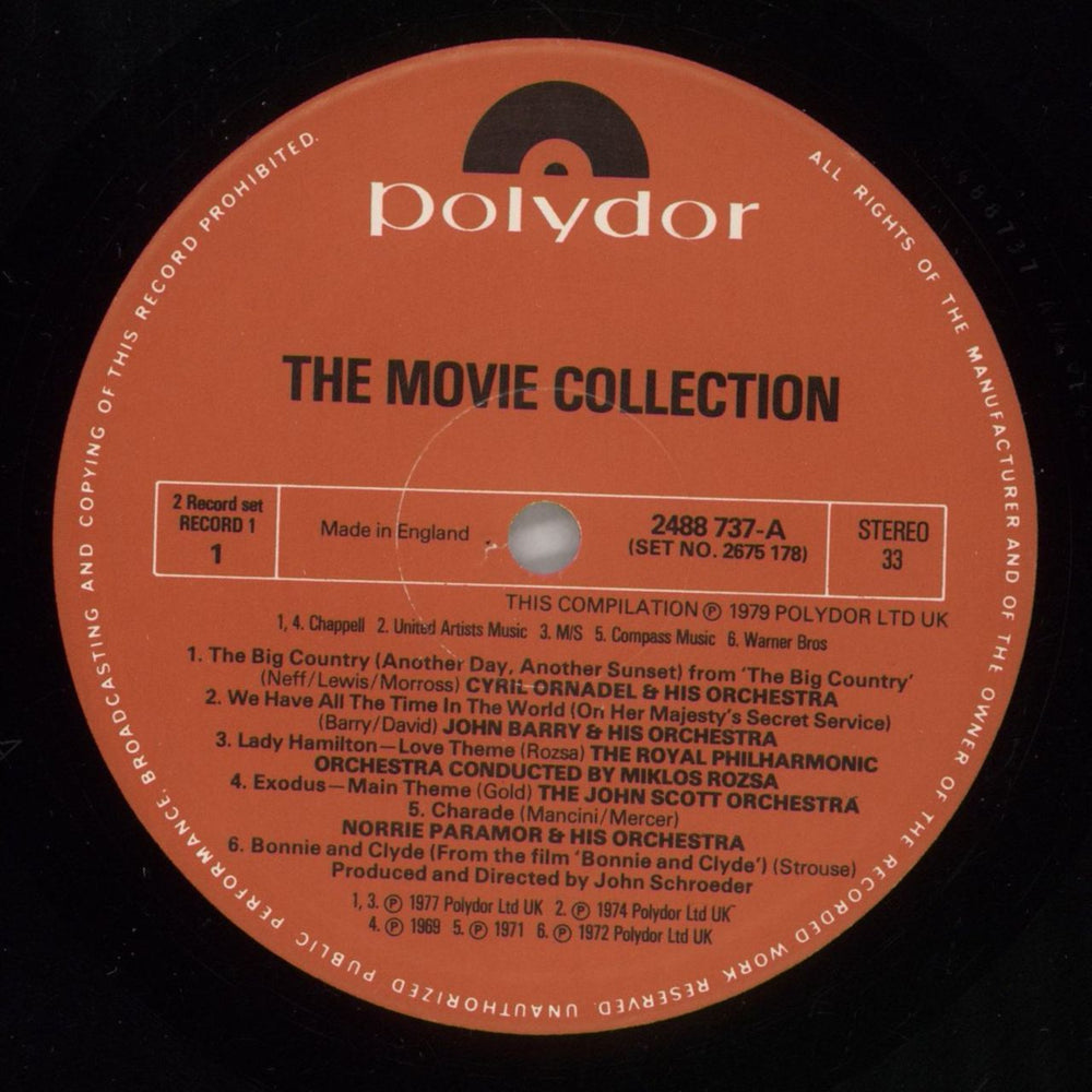 Various-Film, Radio, Theatre & TV The Movie Collection UK 2-LP vinyl record set (Double LP Album) FVA2LTH864181