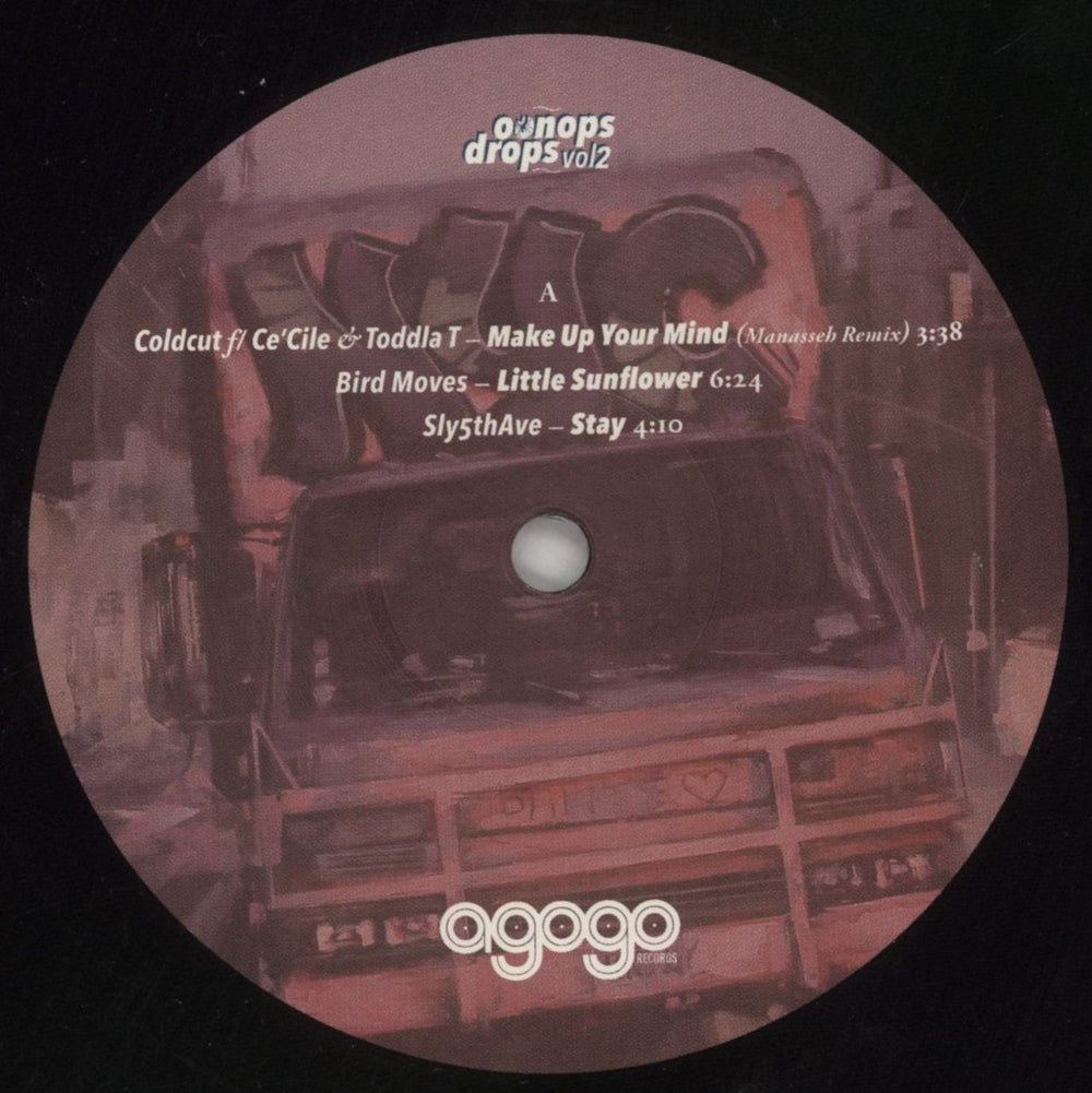 Various-Hip Hop & Rap Oonops Drops Vol. 2 German vinyl LP album (LP record) VB6LPOO859386