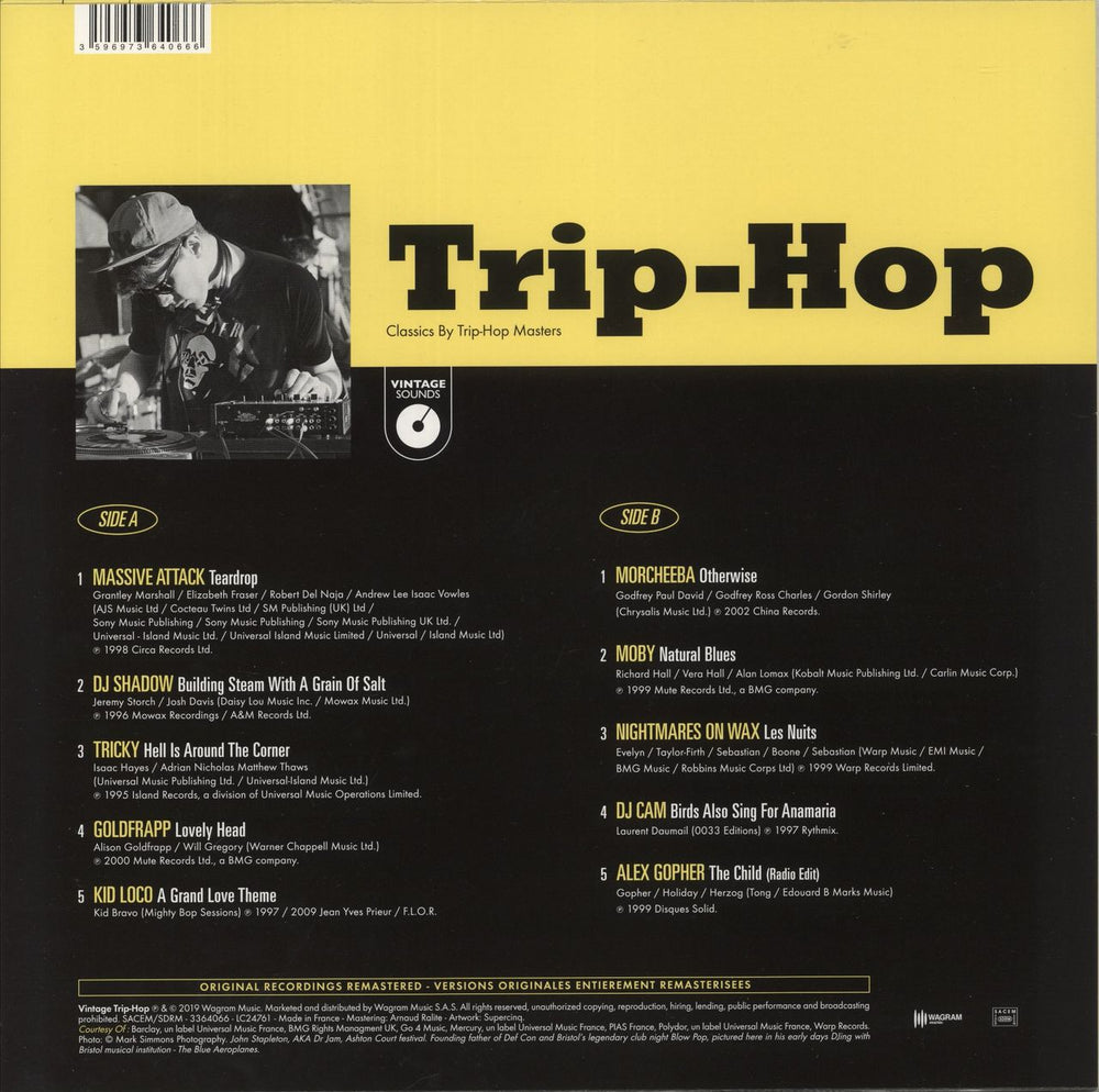 Various-Hip Hop & Rap Trip-Hop (Classics By Trip-Hop Masters) French vinyl LP album (LP record) 3596973640666