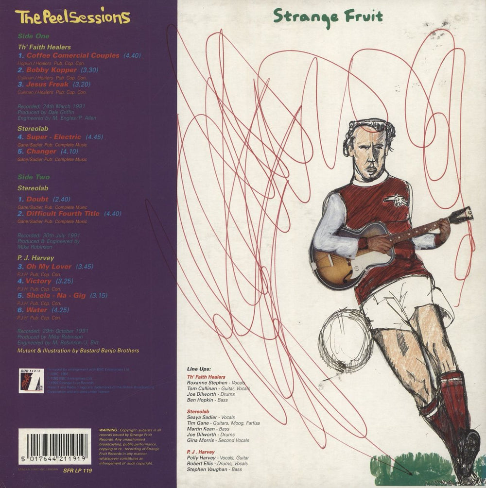 Various-Indie Too Pure - The Peel Sessions UK 10" vinyl single (10 inch record) 5017644211919