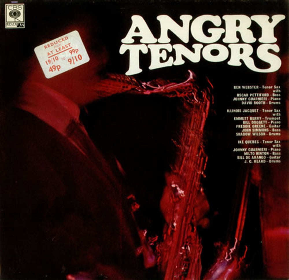 Various-Jazz Angry Tenors UK vinyl LP album (LP record) 52389