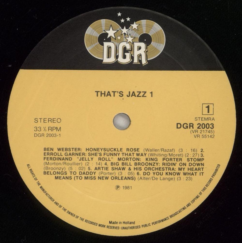 Various-Jazz That's Jazz Dutch 2-LP vinyl record set (Double LP Album) V-J2LTH865824