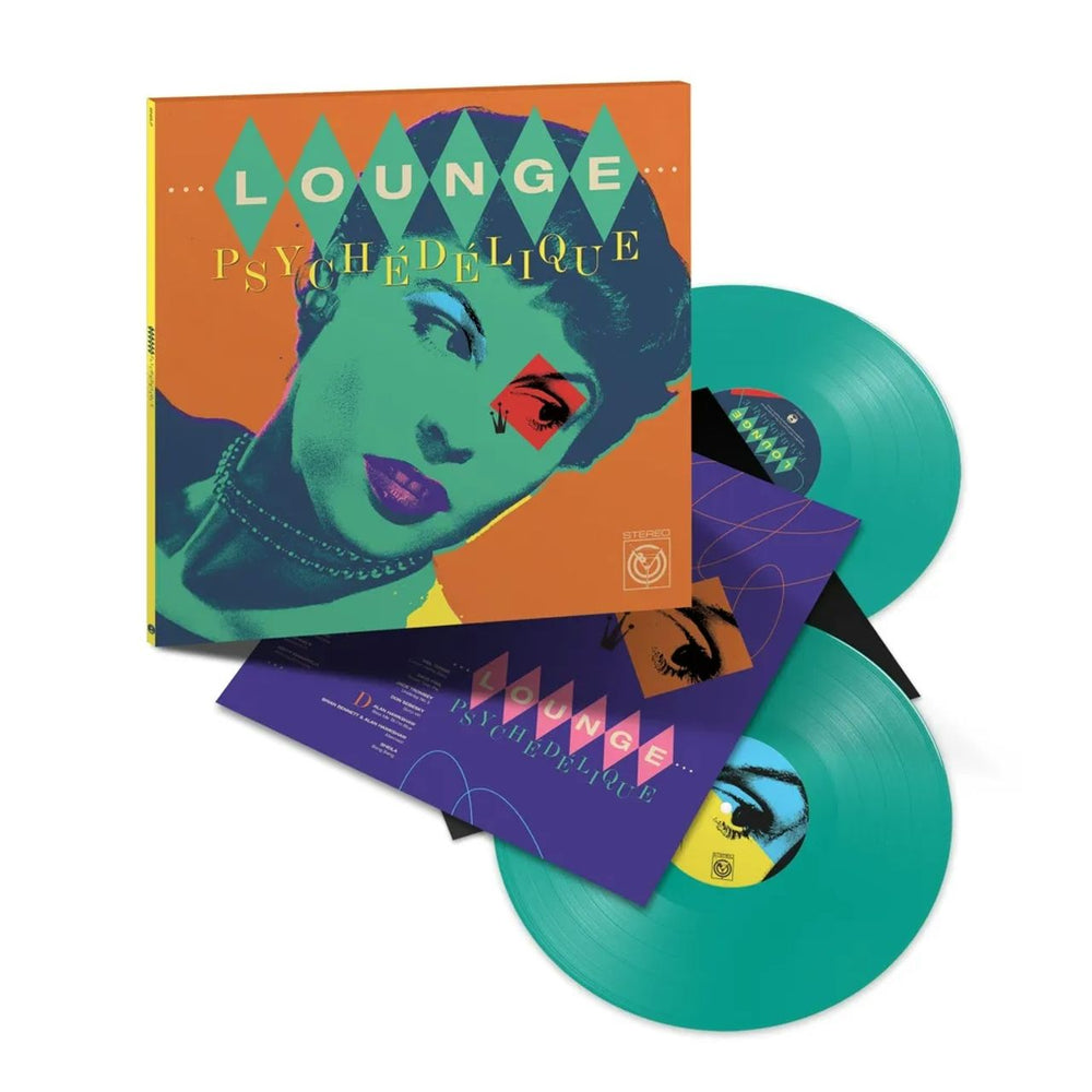 Various-Lounge & Exotica Lounge Psychedelique: The Best Of Lounge & Exotica 1954-2022 - Mint Green Vinyl - Sealed UK 2-LP vinyl record set (Double LP Album) 7HR2LLO839945